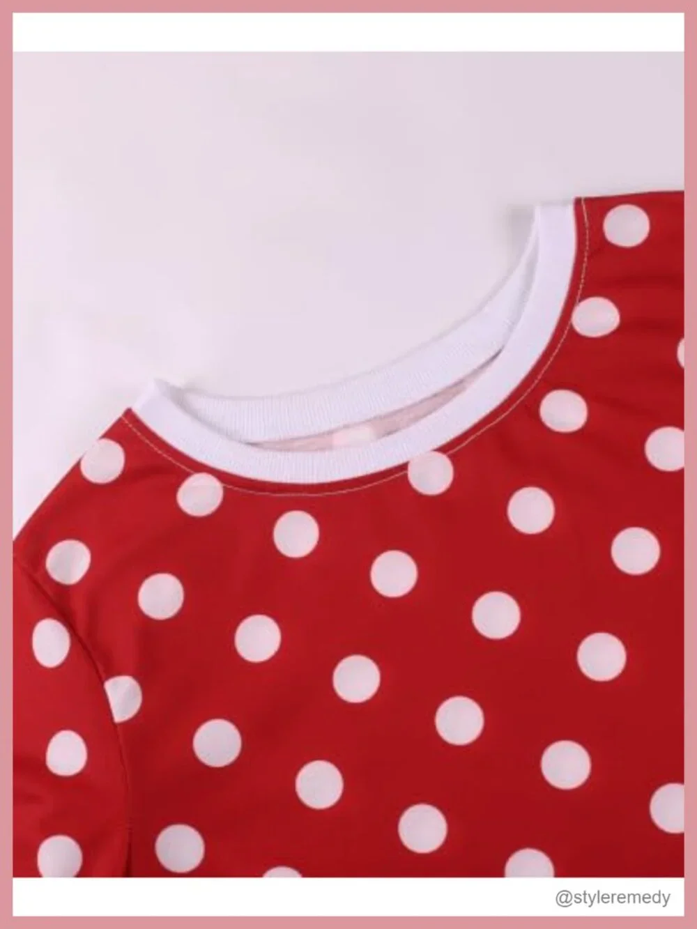 2 Piece Lounge Set for Women Skort and Top Colorblock With Polka Dots Casual